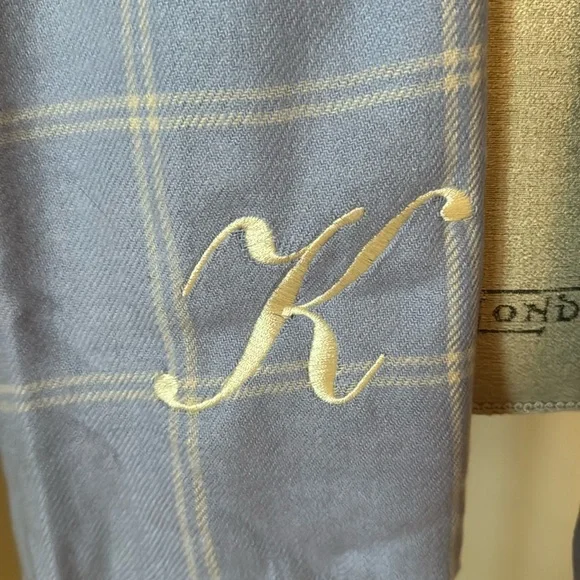 NWT Monogrammed “K” Scarf - Picture 2 of 5